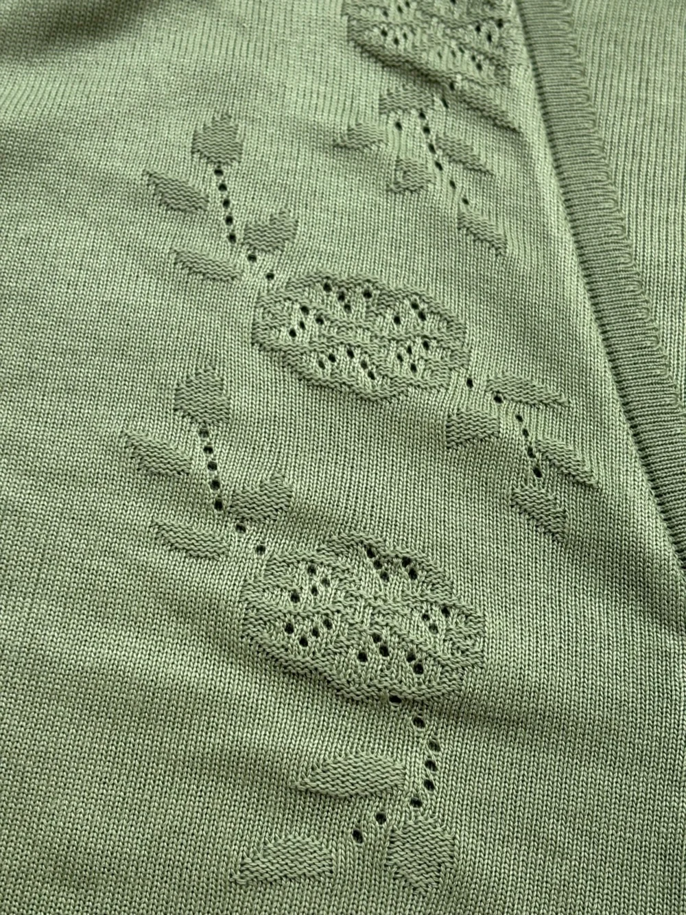 Alfred Dunner Sage Green Knit Short Sleeve Top - SIZE XL - MADE IN USA - Picture 7 of 15